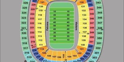 Atlanta Falcóns estadio mapa